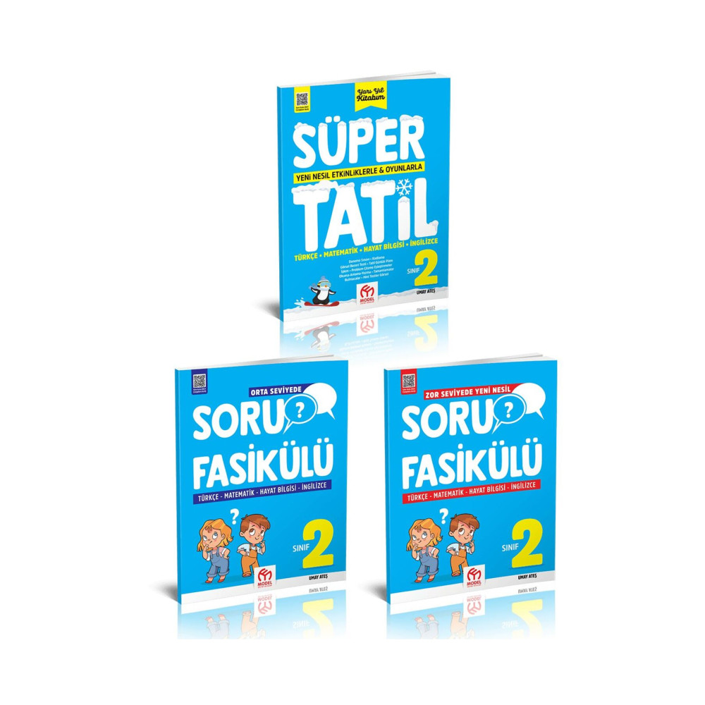 Model Eğitim Yayınları 2.Sınıf Süper Yarıyıl Tatil Seti Yardımcı Kitaplar Fiyatı