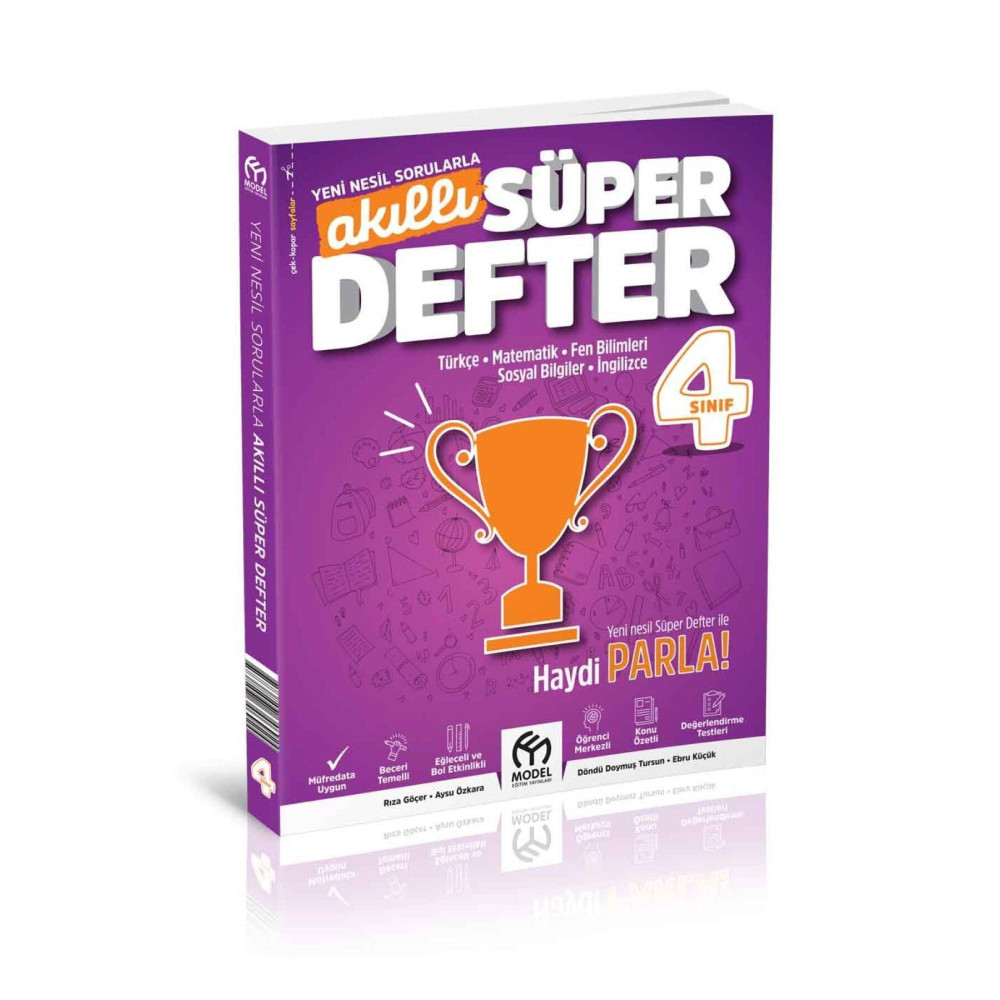 Model Eğitim Yayınları 4. Sınıf Tüm Dersler Süper Akıllı Defter Yardımcı Kitaplar Fiyatı
