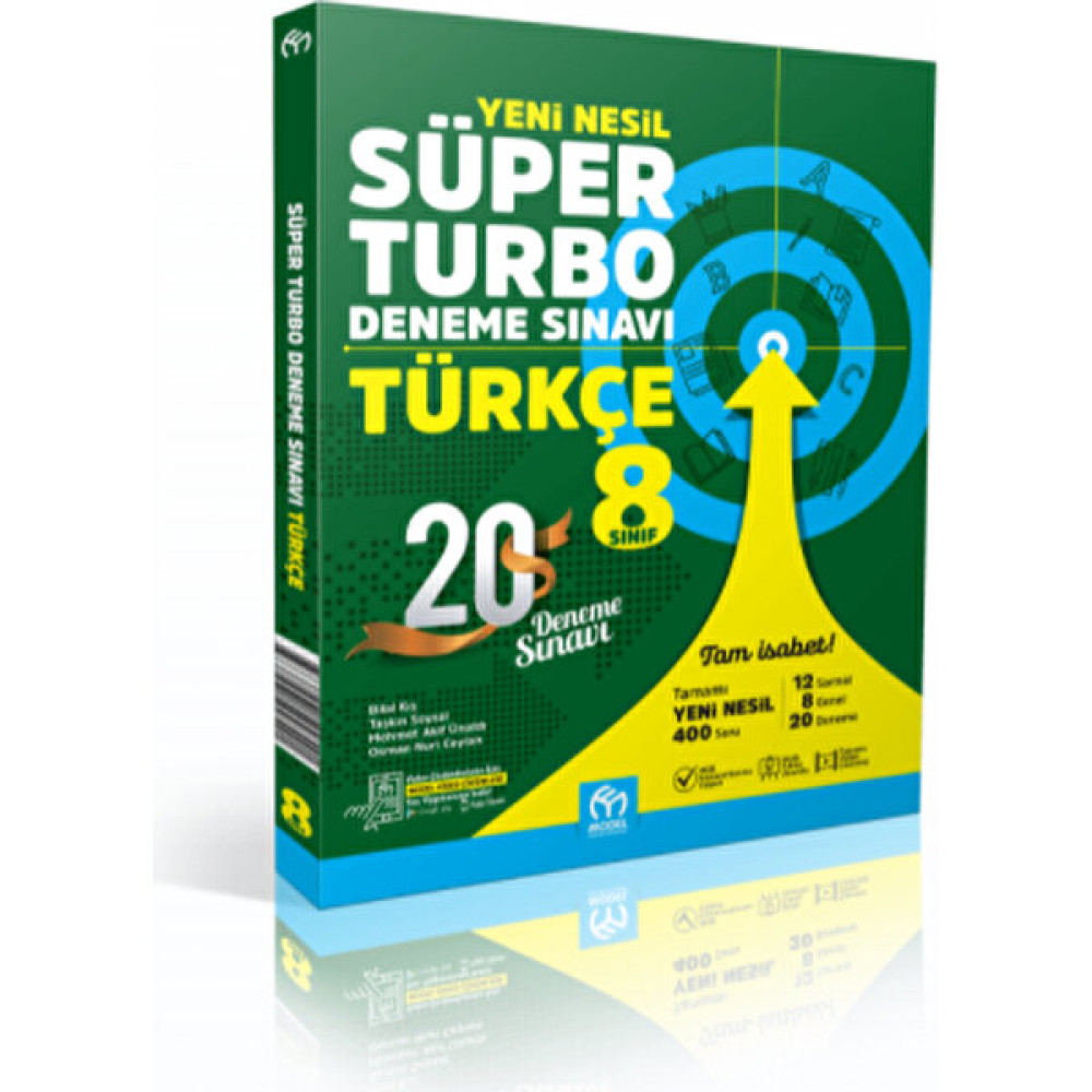 Model Eğitim Yayınları 8.Sınıf Türkçe Yeni Nesil Süper Turbo Deneme Sınavı (Ciltli) Türkçe Fiyatı
