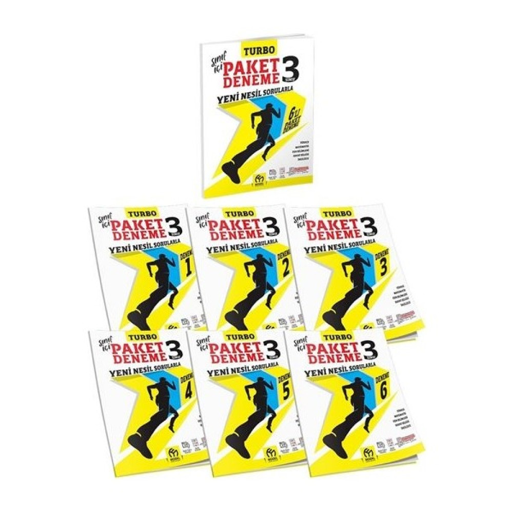 Model Yayınevi 3.Sınıf Turbo Paket Deneme Yeni Nesil Sorularla Kaynak Kitapları Fiyatı