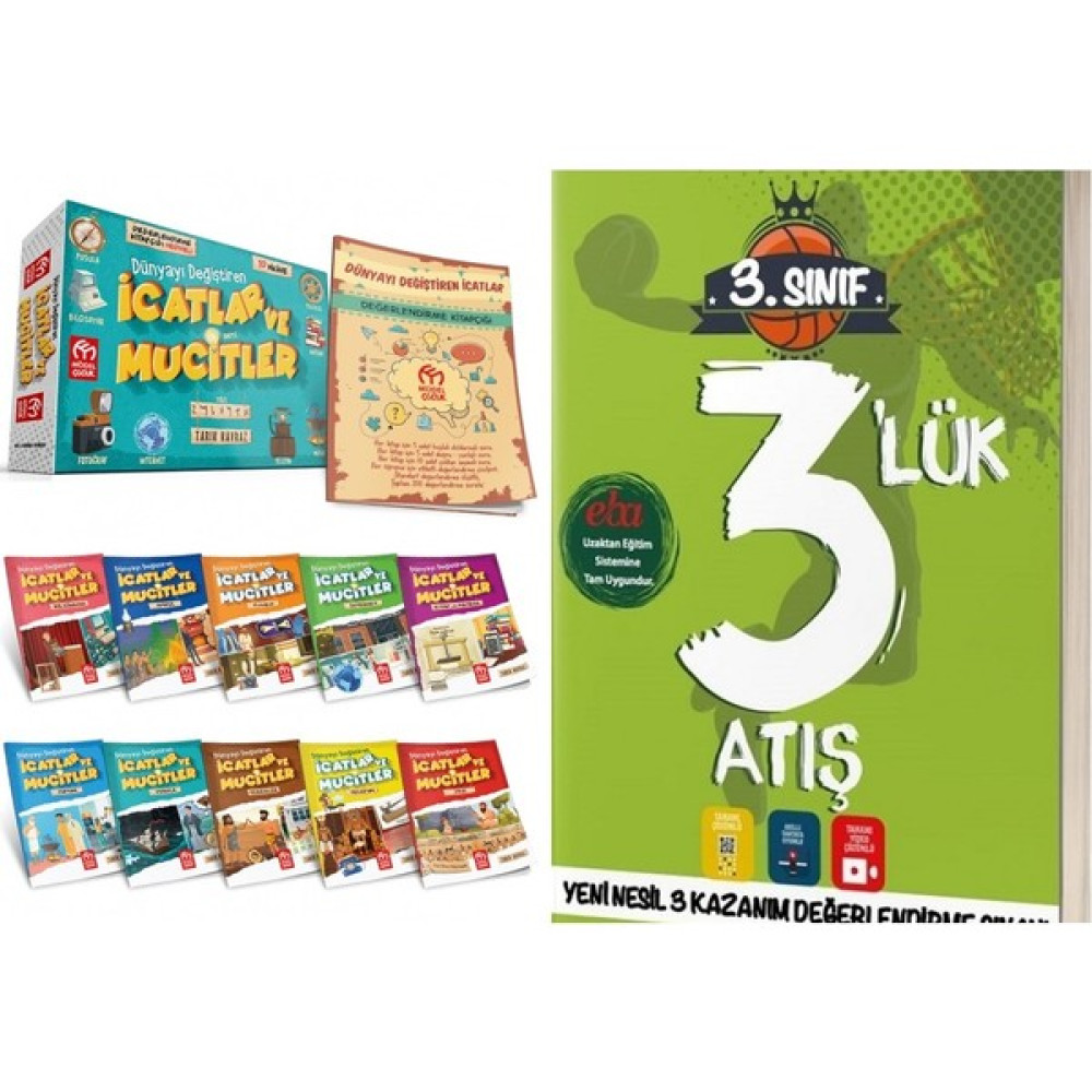 Model Yayınları 3. Sınıf Icatlar ve Mucitler 10 Lu Hikaye Seti + Oscar +3 Lük Deneme Çocuk Öykü Fiyatı