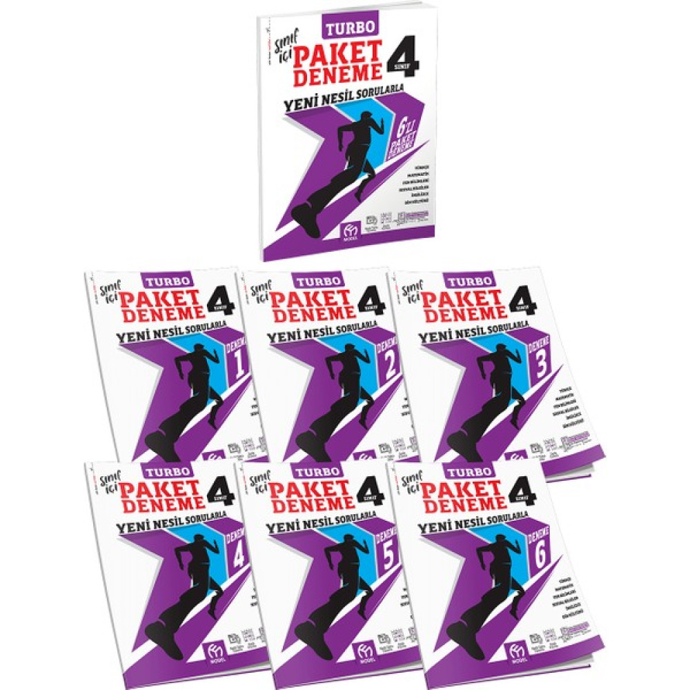 Model Yayınları 4.Sınıf Turbo Paket Deneme Tüm Dersler Fiyatı