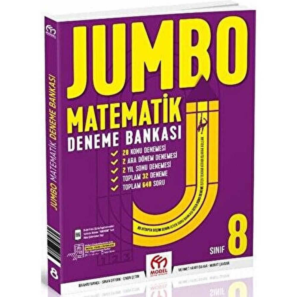 Model Yayınları 8.sınıf Jumbo Matematik Deneme Ders Sınav Kitapları Fiyatı