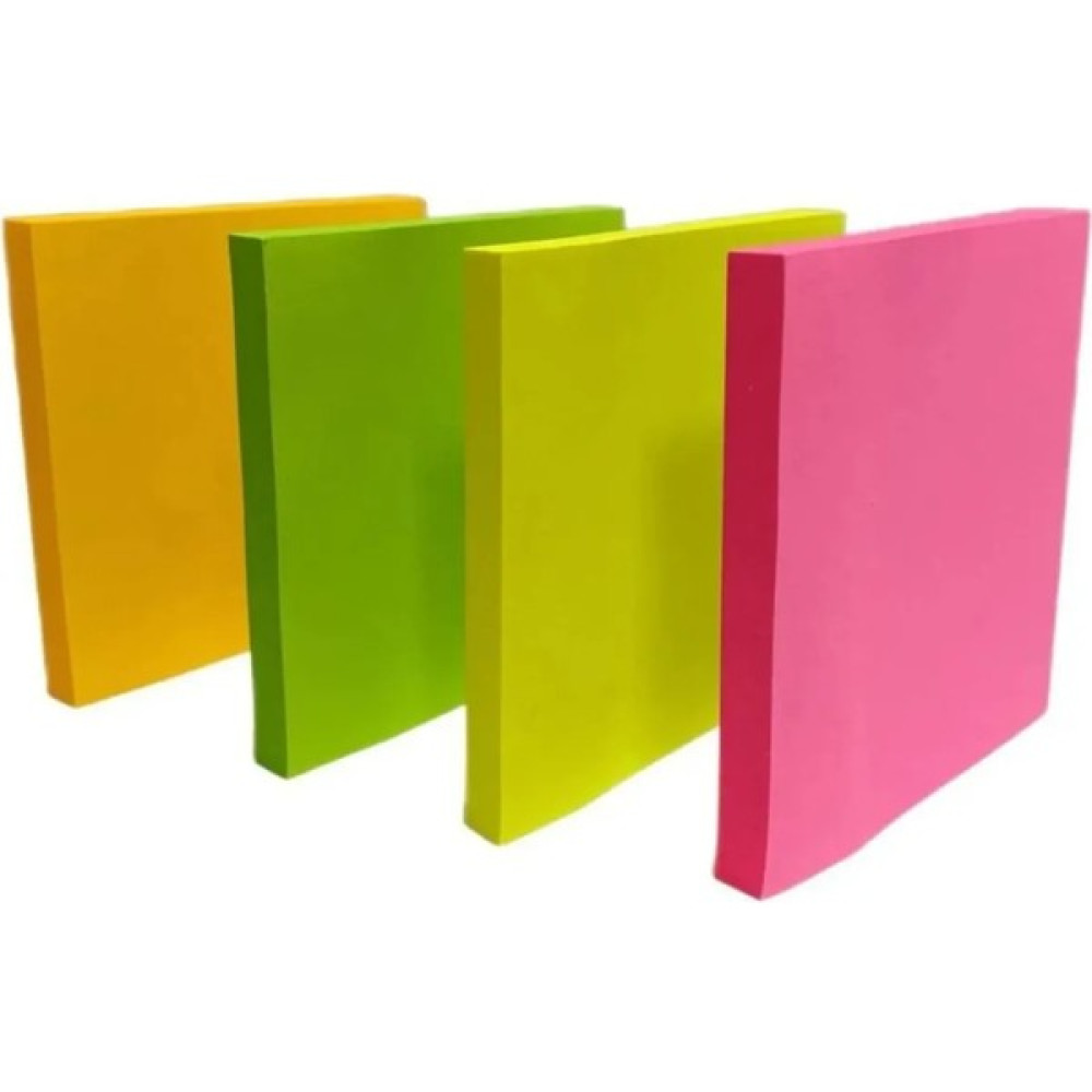 Modellino 4 Renk Yapışkanlı Kare Postit Not Kağıdı Rbc 76MMX76MM 4X80 Yaprak Not Defteri & Bloknot Fiyatı