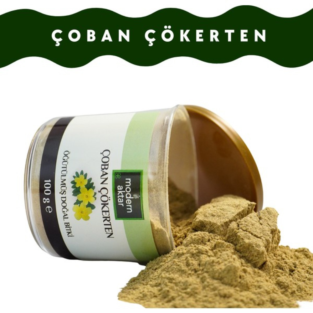 Modern Aktar Doğal Öğütülmüş Çoban Çökerten Bitkisi 100Gr Çay Fiyatı