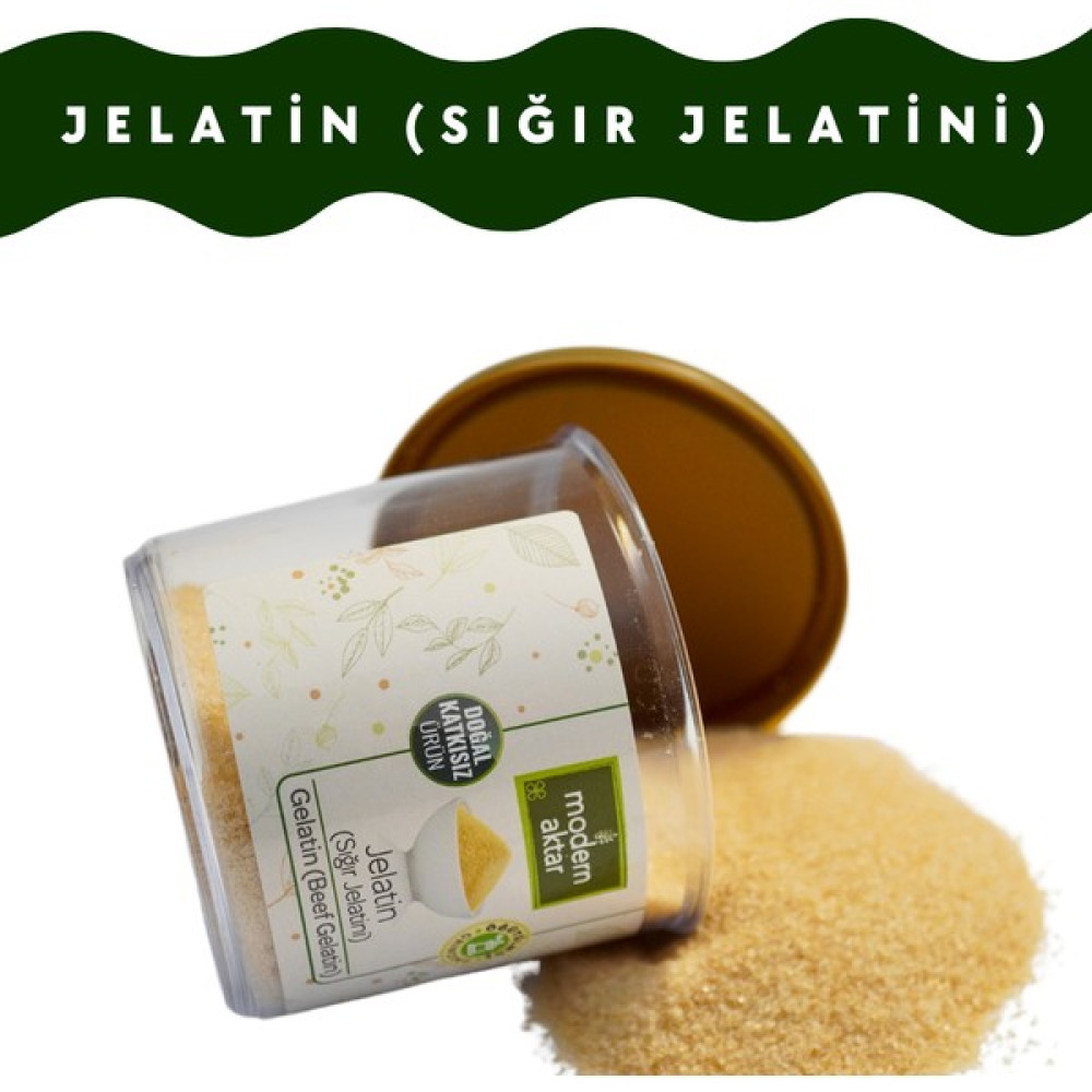 Modern Aktar Doğal Toz Sığır Jelatin 150 gr Baharat Fiyatı
