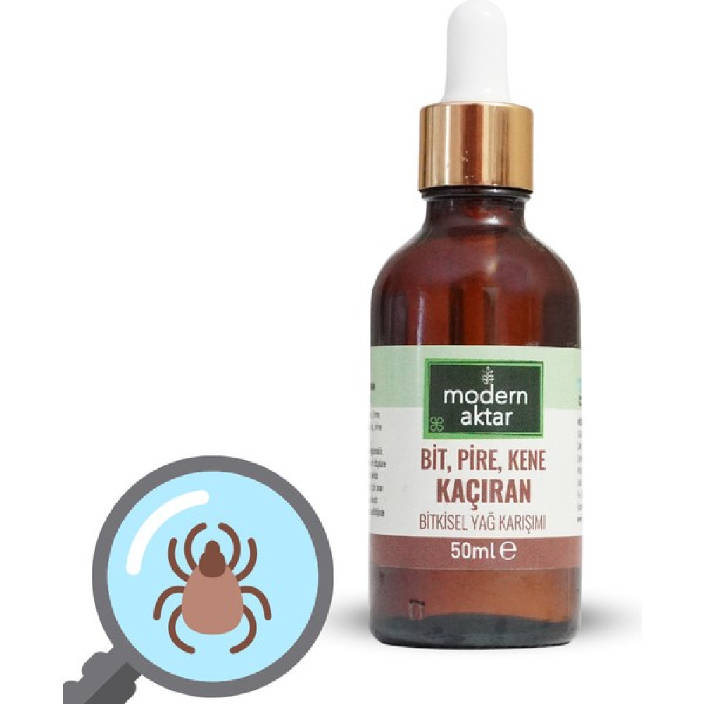 Modern Aktar Doğal Yağlardan Bit Pire ve Kene Önleyici Bakım Yağı 50 ml Evcil Hayvan Ürünleri Fiyatı