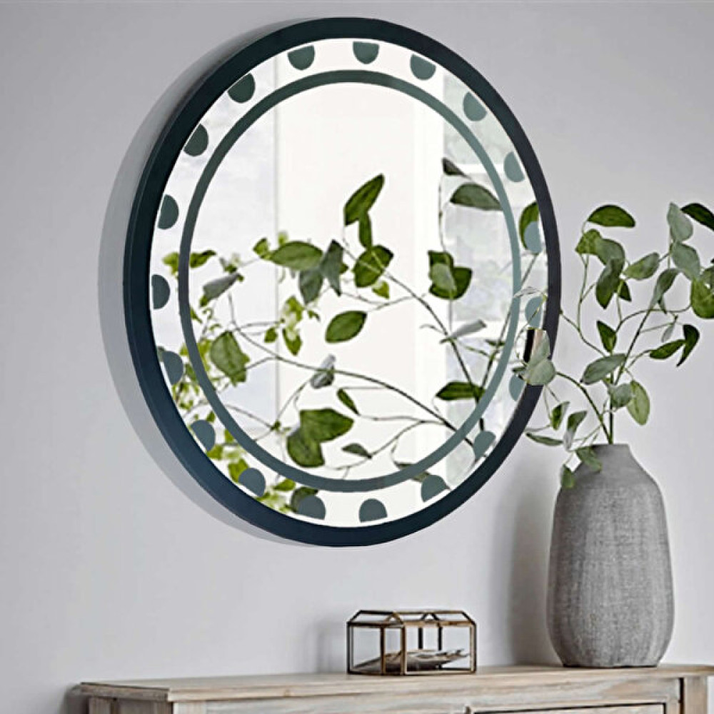Modern Ayna Violet Dekoratif Duvar ve Salon - Beyaz - 60 x 60 cm Ayna Fiyatı