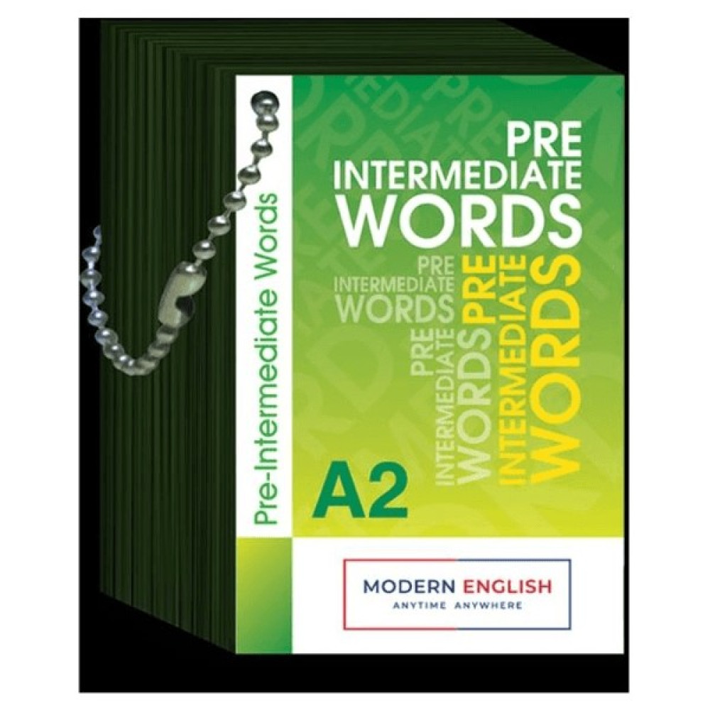 Modern English Pre-Intermediate Words - (A2 Kelime Kartları) Yabancı Dil Öğretici Kitaplar ve Eğitim Setleri Fiyatı