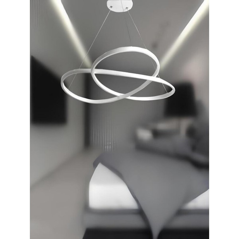 Modern Karçiçeği Model Lüks LED Avize - Günışığı Led Işık - Beyaz Avize Fiyatı