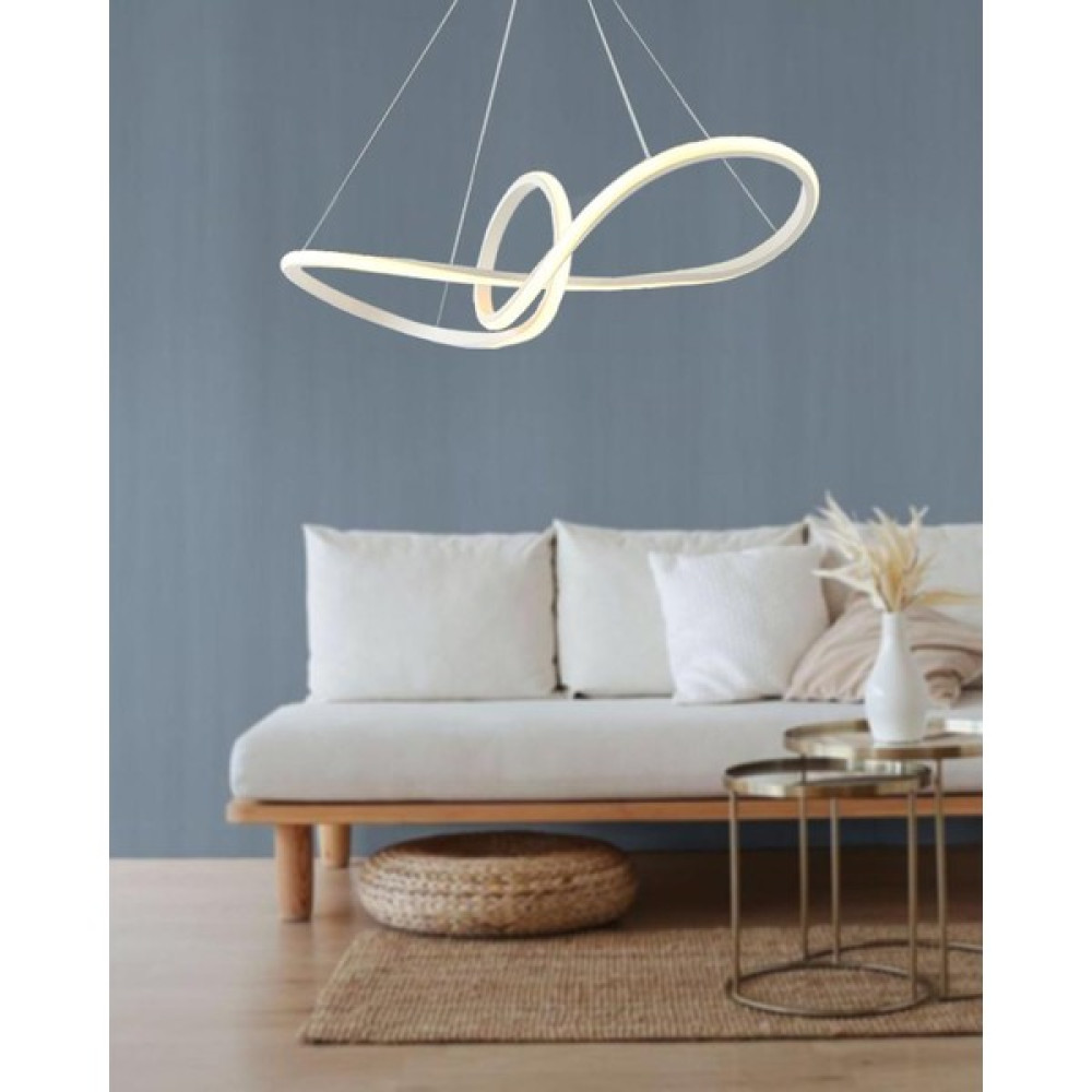 Modern Papyon Model Lüks LED Avize - Beyaz - Günışığı Led Işık Avize Fiyatı