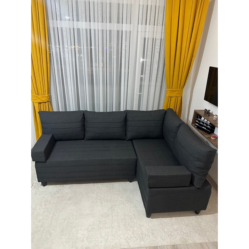 Modern Style Home Köşe Takımı Antrasit Koltuk Takımı / Seti Fiyatı