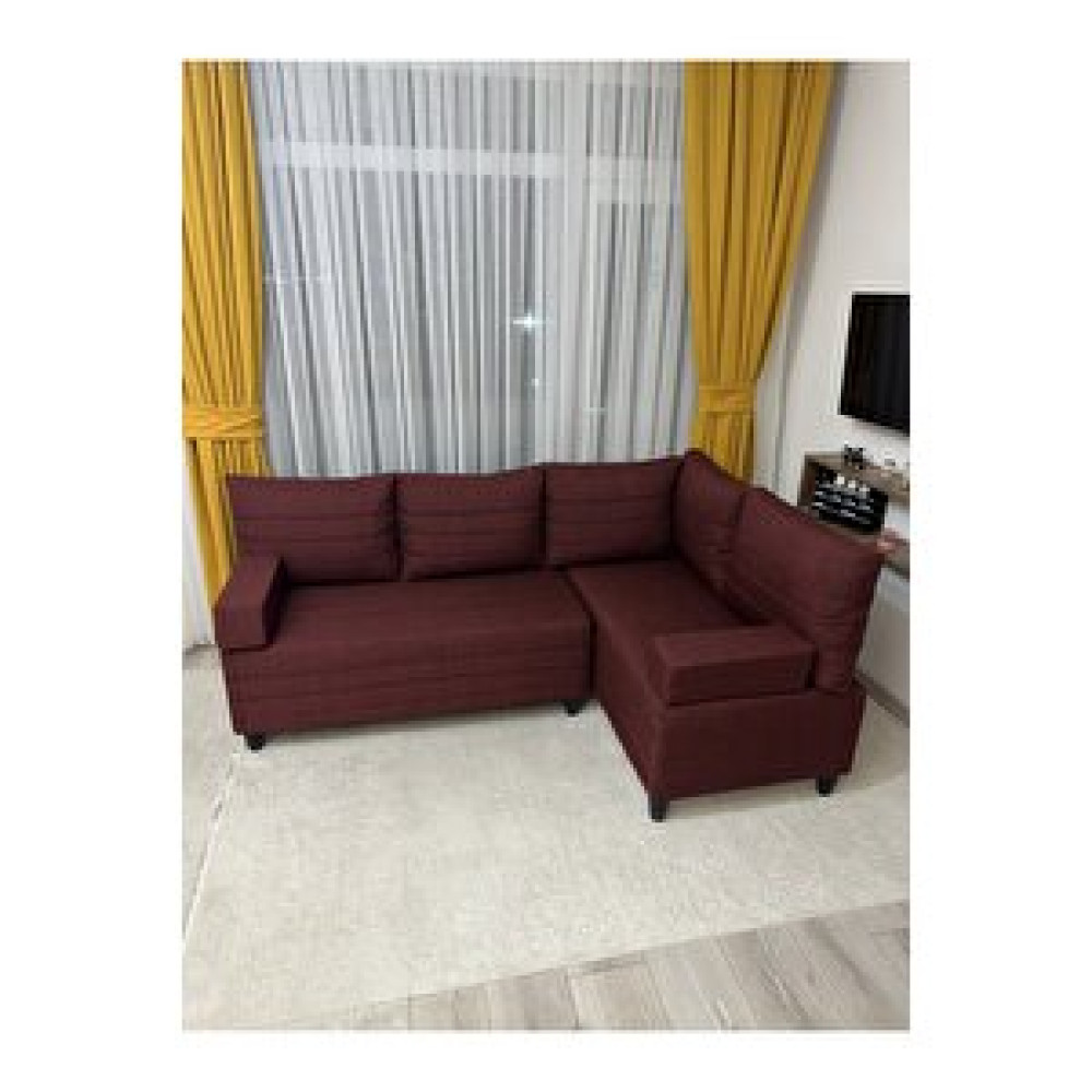 Modern Style Home Köşe Takımı Bordo Köşe Takımı / Seti Fiyatı