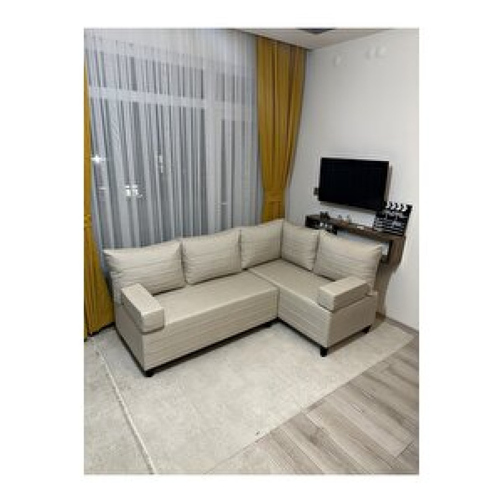 Modern Style Home Köşe Takımı Krem Köşe Takımı / Seti Fiyatı