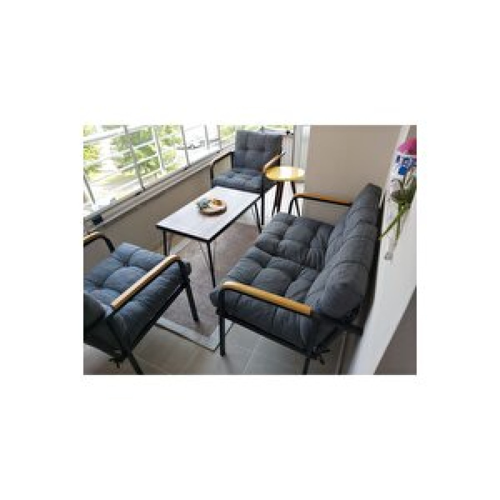 Modern Style Home Metal Kanepe Koltuk Takımı - 2+1+1 + Sehpa Bahçe Mobilyası Takımı Fiyatı
