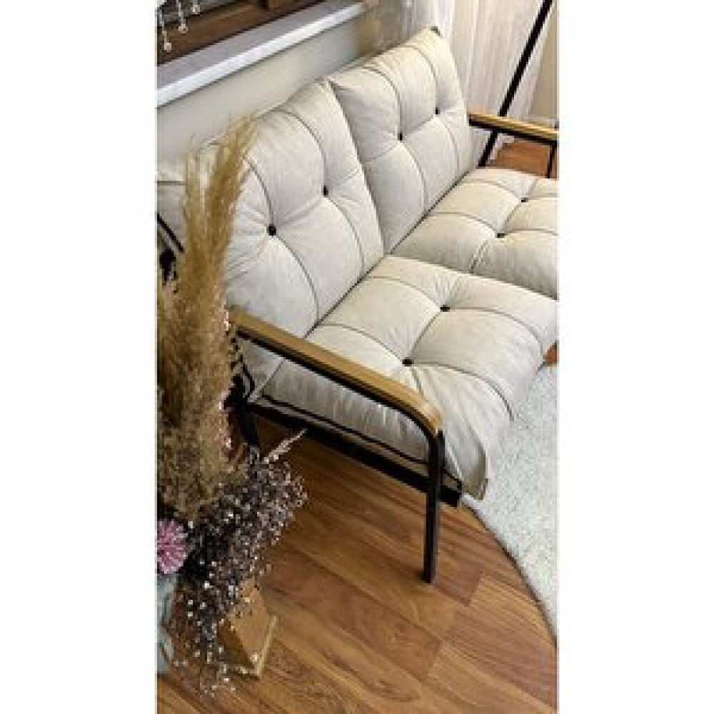 Modern Style Home Uzungöl Balkon, Bahçe, Cafe - Metal Kanepe Koltuk Takımı – 2'li Bahçe Sandalyesi Fiyatı