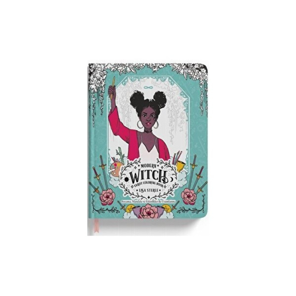 Modern Witch Tarot Coloring Book - Lisa Sterle Hobi Fiyatı