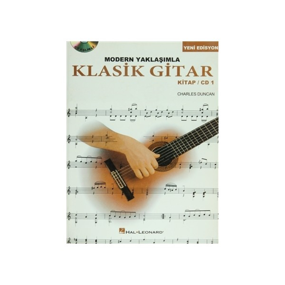 Modern Yaklaşımla Klasik Gitar Kitap / CD 1 - Charles Duncan Müzik Fiyatı