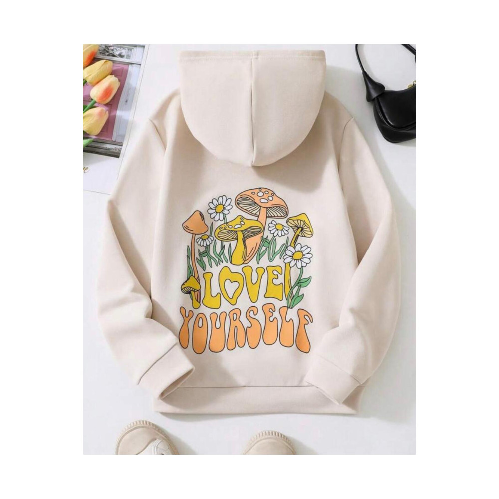 MODERNİZE ÇOCUK YOUR SELF SIRT BASKILI KIZ / ERKEK HODDİE 7-9 Yaş Beden Bayan Sweatshirt Fiyatı