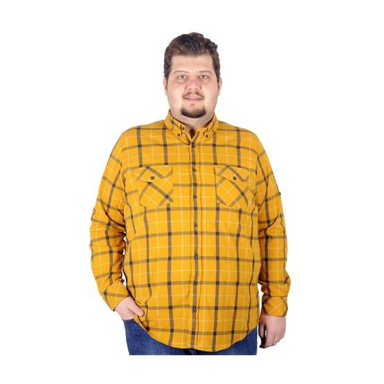 ModeXL 19006 Hardal Erkek Gömlek