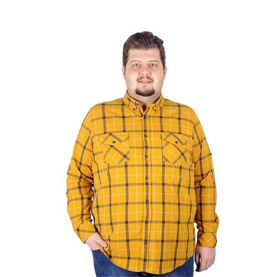 ModeXL 19006 Hardal Erkek Gömlek