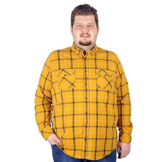 ModeXL 19006 Hardal Erkek Gömlek