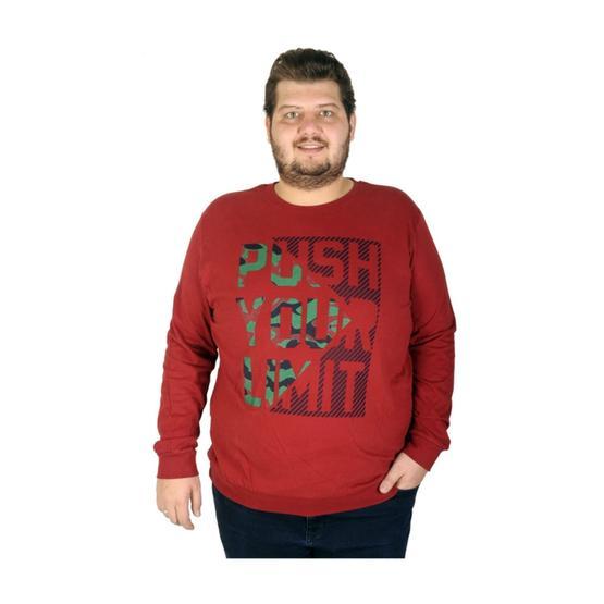 ModeXL 19134 Bordo Erkek Sweatshirt