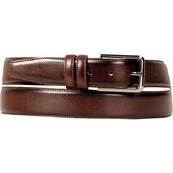 ModeXL 4086 Kahverengi 3.5 cm İnce Erkek Kemer