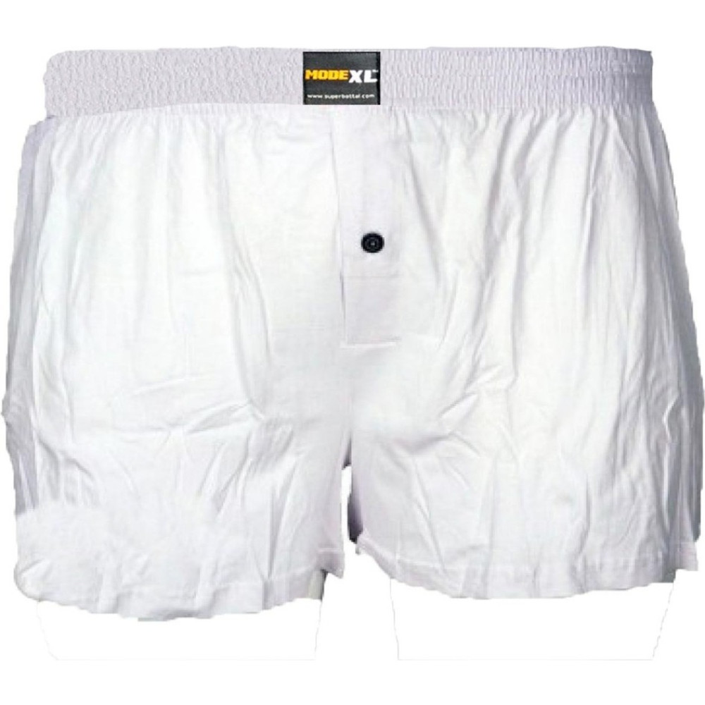 ModeXL Büyük Beden Erkek Boxer Penye 6360 Beyaz Erkek Boxer Fiyatı
