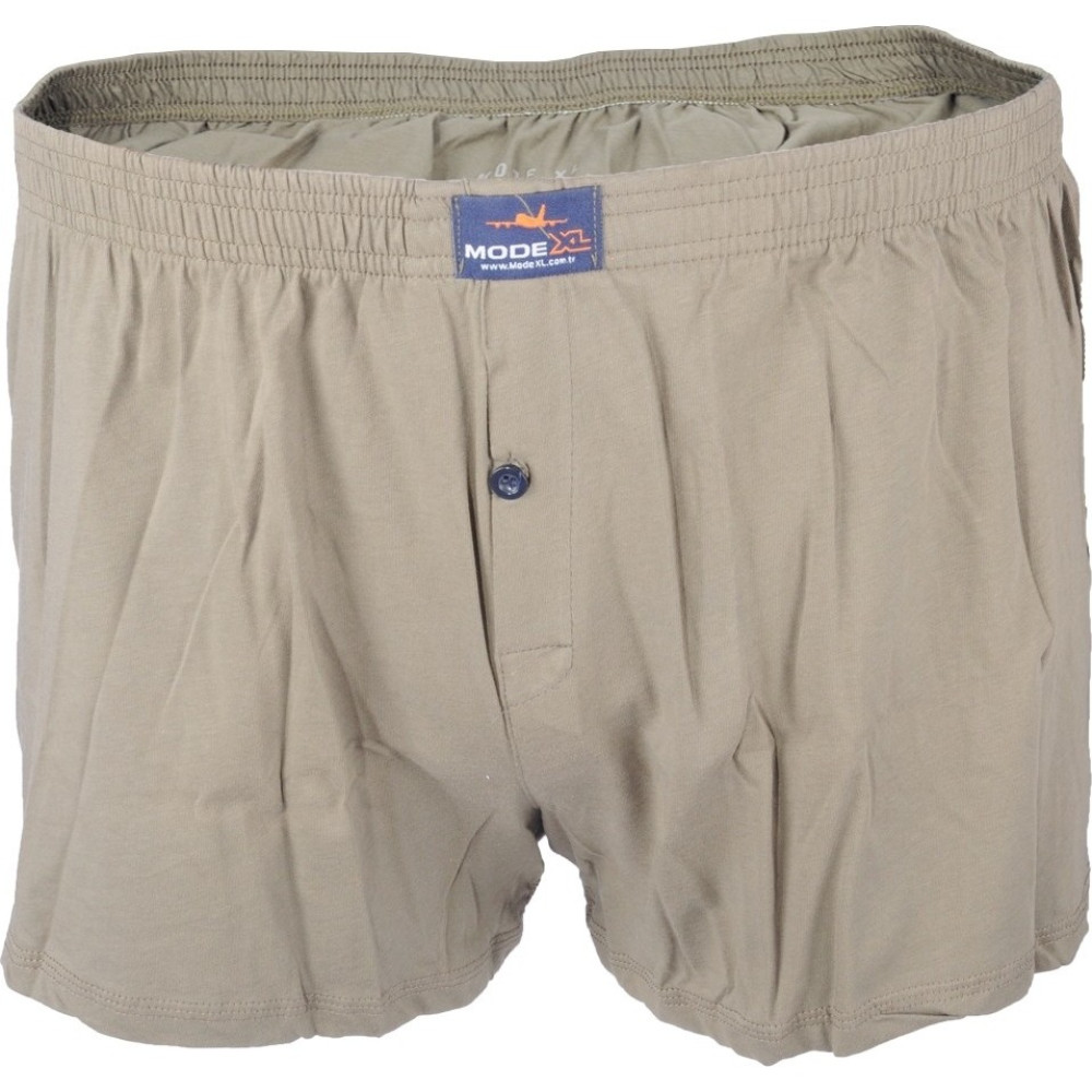 ModeXL Büyük Beden Erkek Boxer Penye 6360 Haki Erkek Boxer Fiyatı