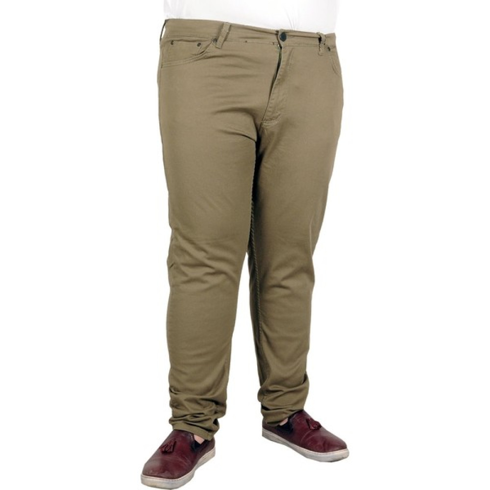 ModeXL Erkek Pantolon Keten Neptun Klasik 20902 Haki Erkek Pantolon Fiyatı