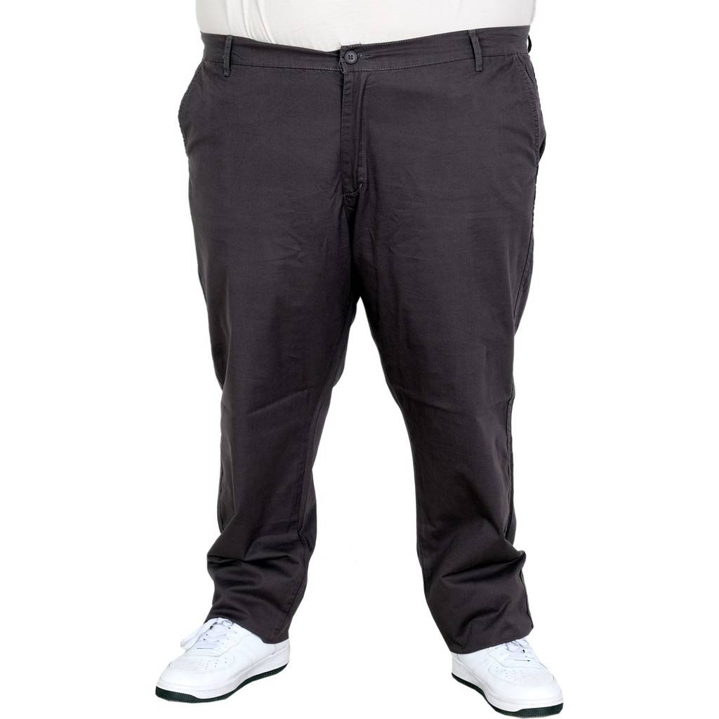 ModeXL Mode Xl Büyük Beden Erkek Keten Milano Chino Pantolon 20850 Antrasıt Giyim & İç Giyim Fiyatı