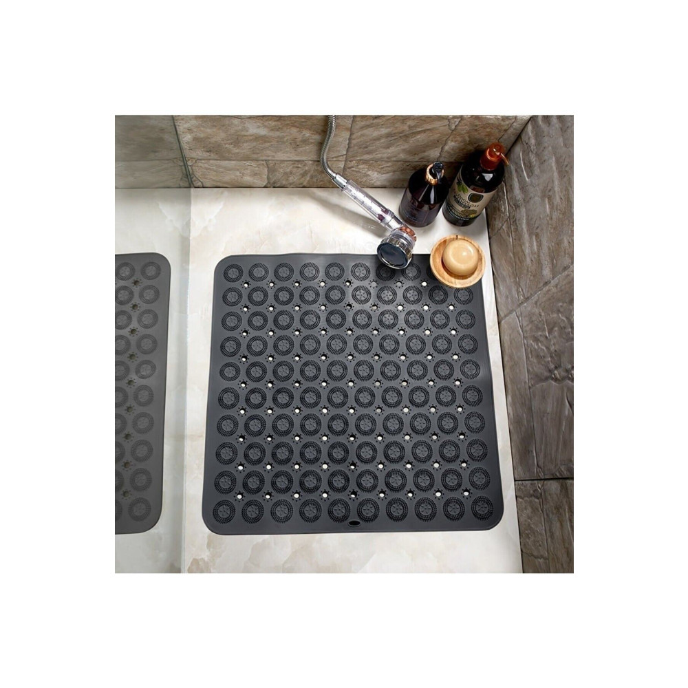 MODGER Kare Masajlı Silikon Banyo & Duş Kaydırmazı Antrasit Renk Banyo Tekstili Fiyatı