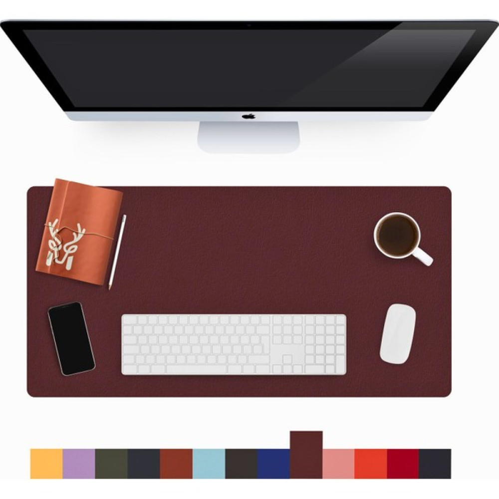 Modica Lindos - Deri Mat, Masa Pedi, Büyük Mouse Pad, Ofis Için Mat, Su Geçirmez Mat, Ofis ve Ev Için Deri Pedi, Gaming Masa Matı, Masaüstü Için Masa Mouse Pad Fiyatı