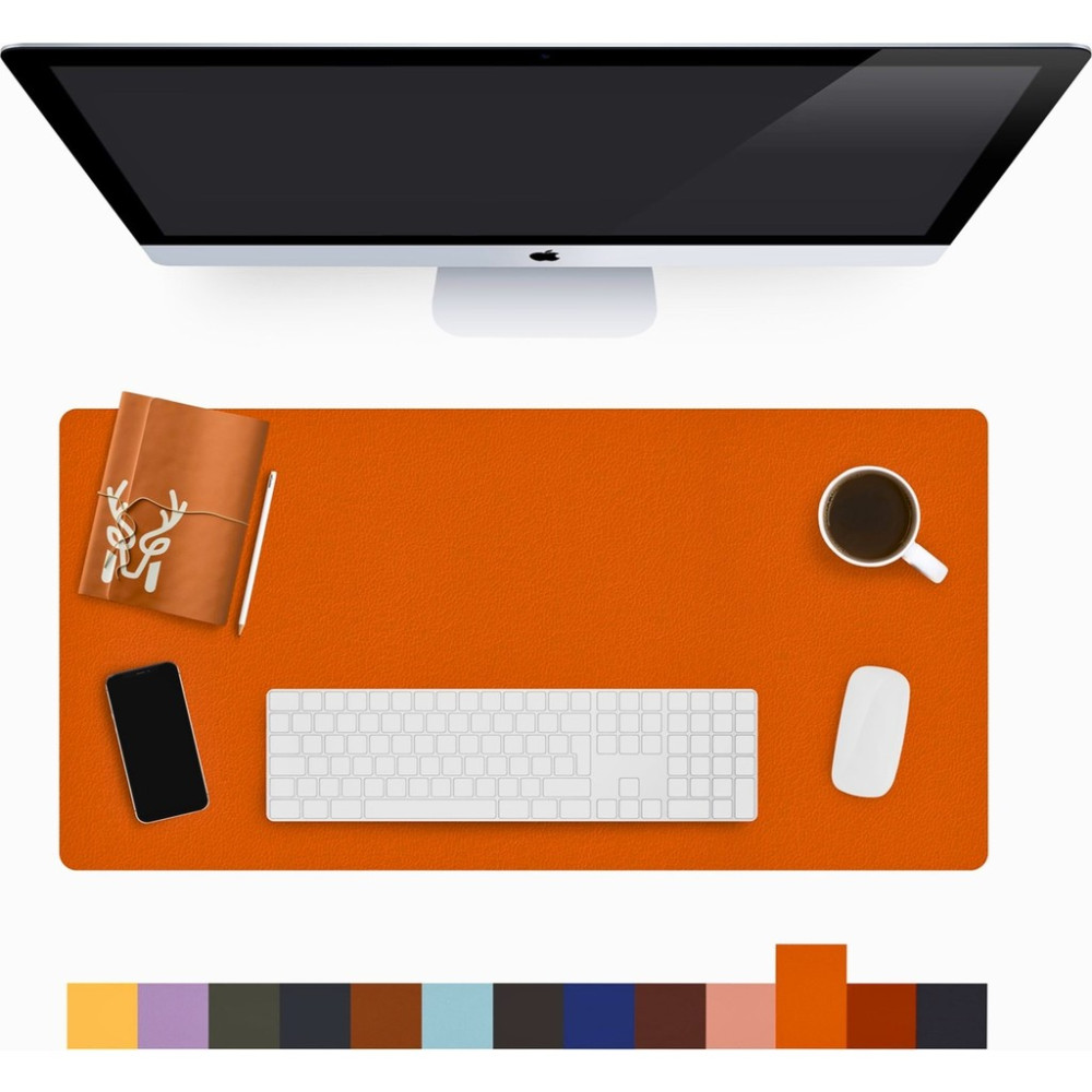 Modica Lindos - Deri Mat, Masa Pedi, Büyük Mouse Pad, Ofis Için Mat, Su Geçirmez Mat, Ofis ve Ev Için Deri Pedi, Gaming Masa Matı, Masaüstü Için Masa Mouse Pad Fiyatı