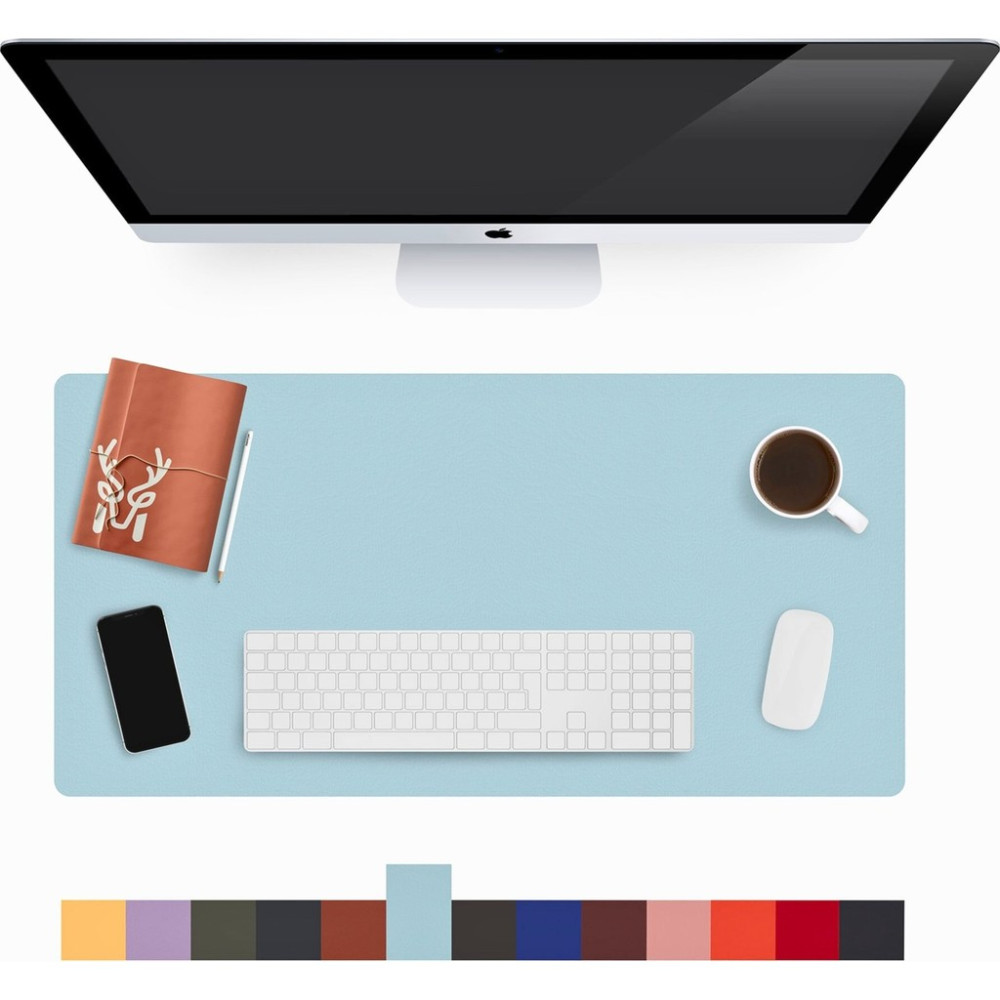 Modica Lindos - Deri Mat, Masa Pedi, Büyük Mouse Pad, Ofis Için Mat, Su Geçirmez Mat, Ofis ve Ev Için Deri Pedi, Gaming Masa Matı, Masaüstü Için Masa Mouse Pad Fiyatı