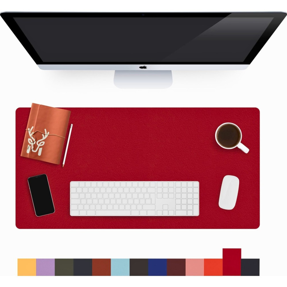 Modica Lindos - Deri Mat, Masa Pedi, Büyük Mouse Pad, Ofis Için Mat, Su Geçirmez Mat, Ofis ve Ev Için Deri Pedi, Gaming Masa Matı, Masaüstü Için Masa Mouse Pad Fiyatı