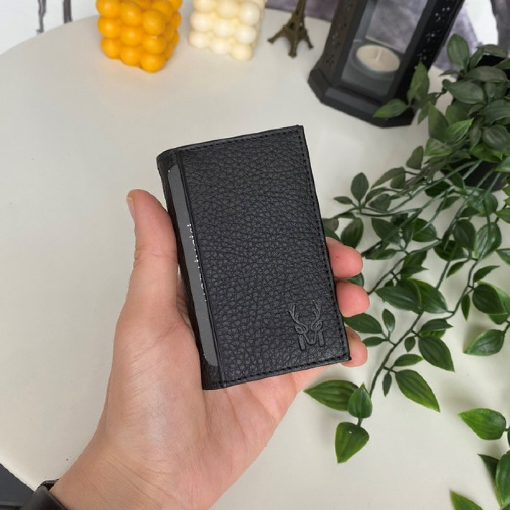 Modica Orsa – Hakiki Deri Minimalist Kartlık Kompakt Kolay Taşınabilir Süper Slim Cüzdan, Kartvizitlik (Siyah) Erkek Kartlık Fiyatı