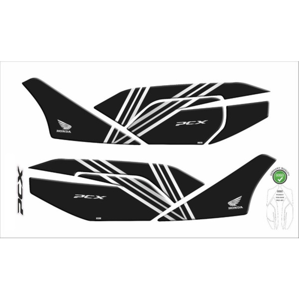 Modifiye Honda Pcx 125 2021 Yan Ayak Pad 7 Parça 004 Motor Bakımı Fiyatı