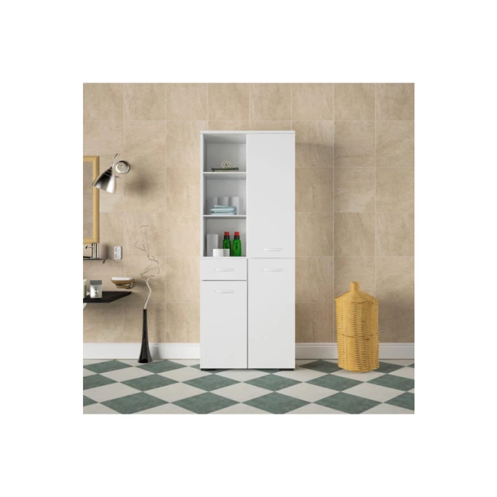 Modilayn Afra Cok Amacli- Banyo- Mutfak- Erzak- Kavonoz- Kiler- Ayakkabi Dolabi, Beyaz Banyo Dolabı / Mobilyası Fiyatı