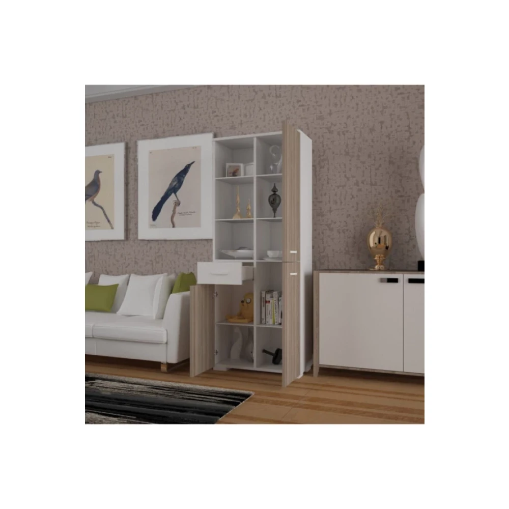 Modilayn Afra Cok Amacli- Banyo- Mutfak- Erzak- Kavonoz- Kiler- Ayakkabi Dolabi, Beyaz Cordoba Banyo Dolabı / Mobilyası Fiyatı