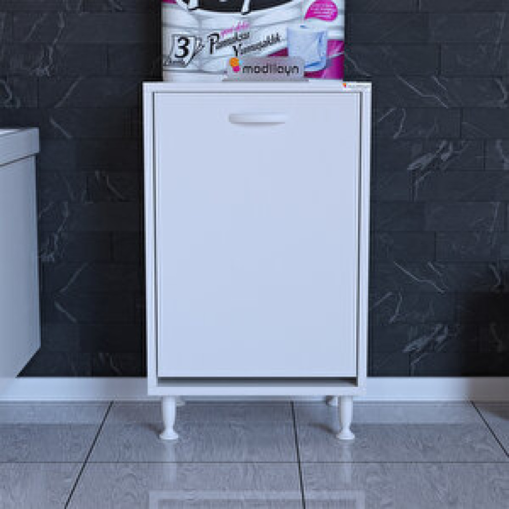 Modilayn Söke 50x75x32,5 Cm Kirli Çamaşır Sepetli Banyo Dolabı Banyo Dolabı / Mobilyası Fiyatı