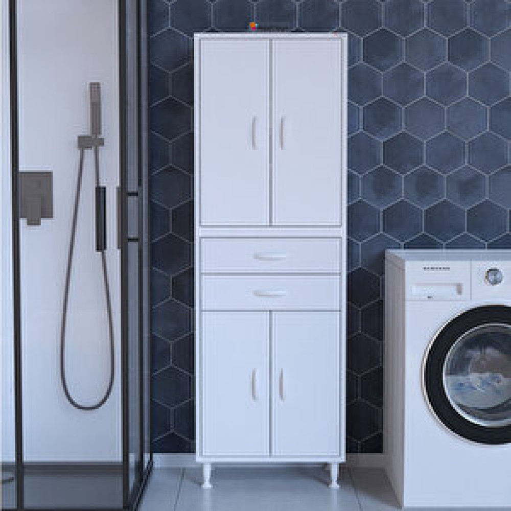 Modilayn Trendli̇ne Era 54 X 183,5 X 32,5 Cm 4 Kapaklı 2 Çekmeceli 5 Bölmeli Çok Amaçlı Dolap Banyo Dolabı / Mobilyası Fiyatı