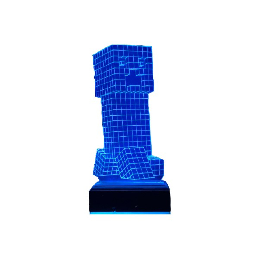 Modiwa Design 3D Minecraft 16 Renk Gece Lambası - Renkli Gece Lambası Fiyatı
