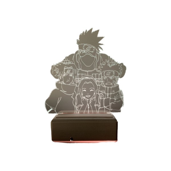 Modiwa Design Naruto Team 7 Kakashi 16 Renk Kumandalı Gece Lambası - Renkli Diğer Fiyatı