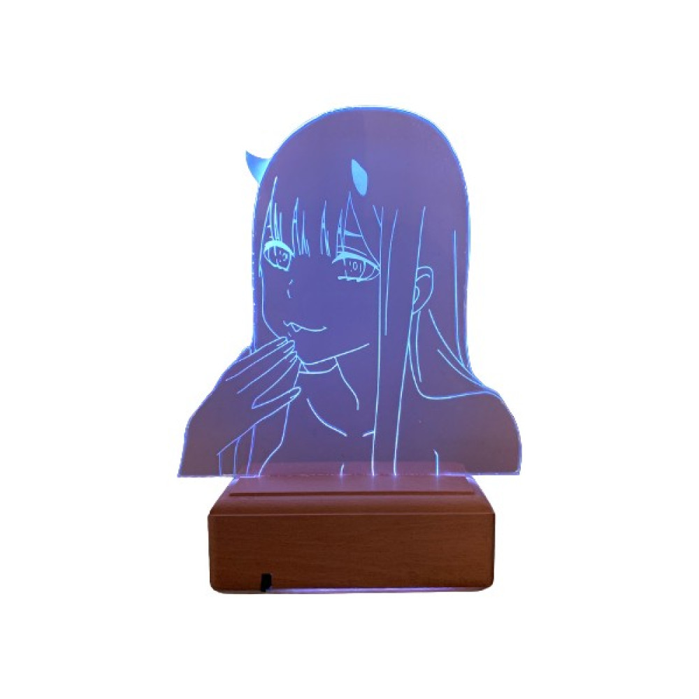 Modiwa Design Zero Two Anime Darling In The Franxx 16 Renk Anime Gece Lambası - Renkli Gece Lambası Fiyatı