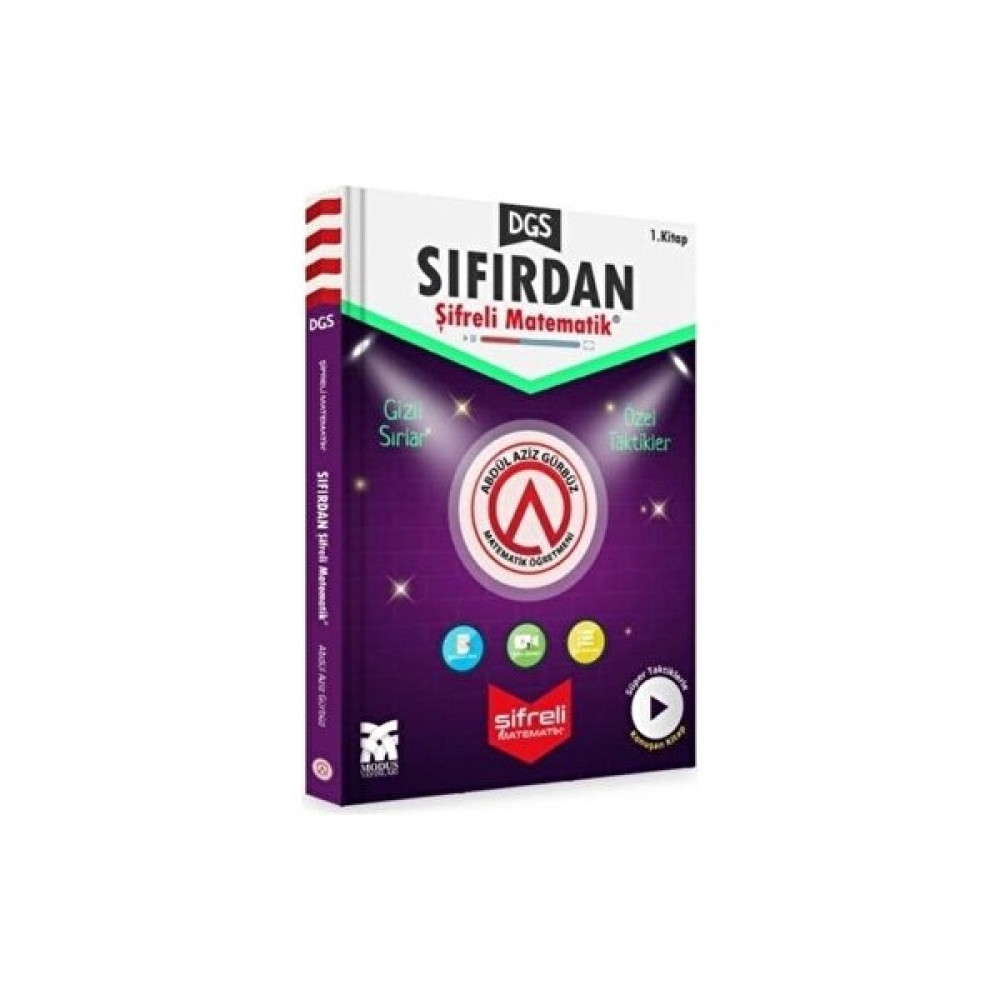Modus Yayınları DGS Sıfırdan Şifreli Matematik 1. Kitap DGS Fiyatı