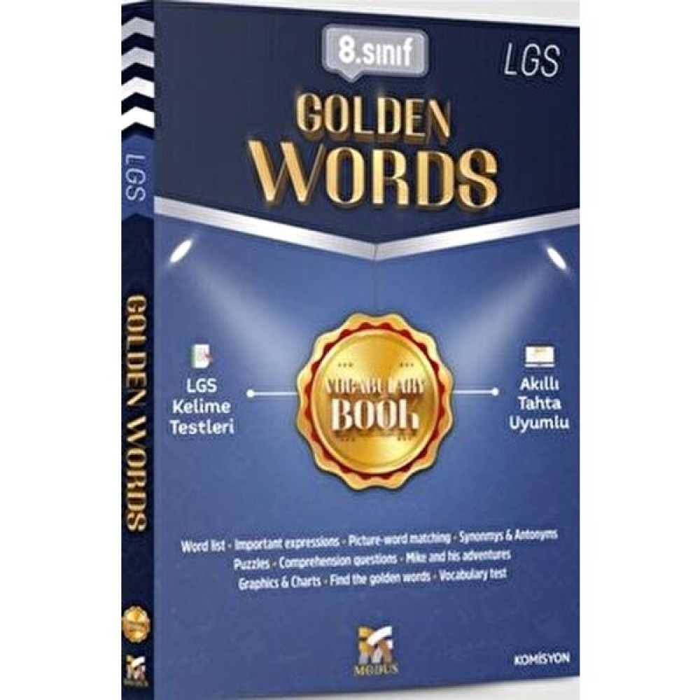 Modus Yayınları LGS Ingilizce Kelimeler Golden Words Soru Bankası Yabancı Dil Öğretici Kitaplar ve Eğitim Setleri Fiyatı