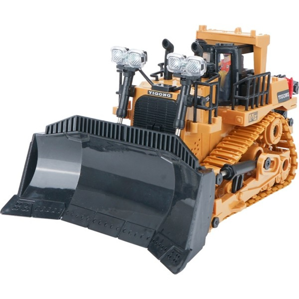 MoFun 1046 2.4g Uzaktan Kumanda Dokuz Kanal Iş Makinesi 1:24 Çok Fonksiyonlu Paletli Ağır Buldozer (Yurt Dışından) - Renkli Diğer Fiyatı