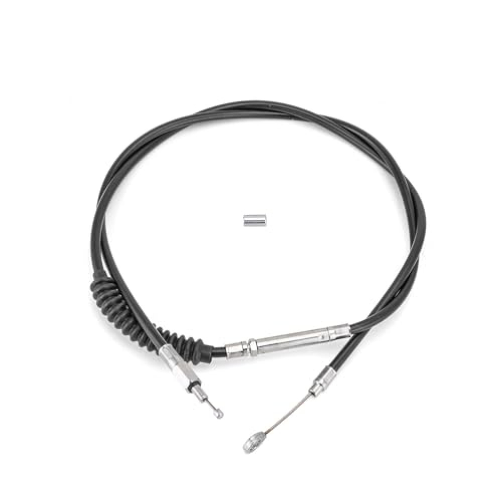 Mofun 66 11/16" Extended Length Stainless Steel Clutch Cable Compatible with Harley Road King Road Electra Street Glide 1987-2006 2008-2013, Dyna 1991-2005, Softail 2007-2017 Black